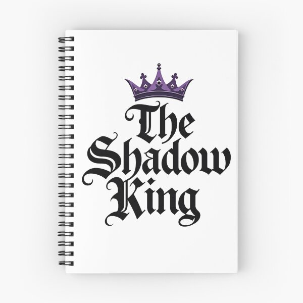 Item preview, Gothic blackletter design of the shadow king with a purple crown designed and sold by Prints by Mat.