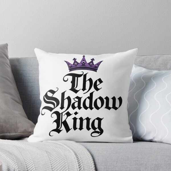 Item preview, Gothic blackletter design of the shadow king with a purple crown designed and sold by Prints by Mat.