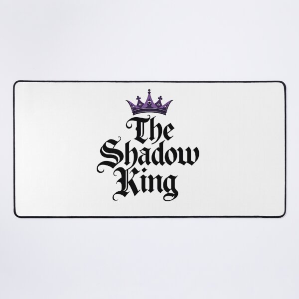 Item preview, Gothic blackletter design of the shadow king with a purple crown designed and sold by Prints by Mat.