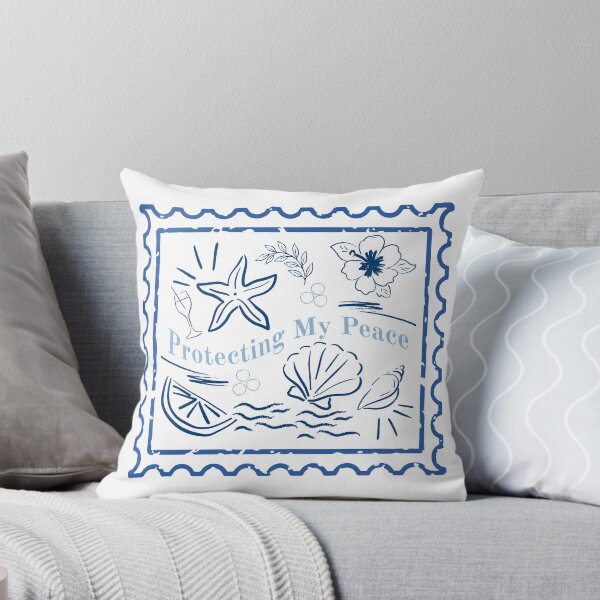 Item preview, Protecting My Peace Beach Stamp designed and sold by TreasurNTemplat.