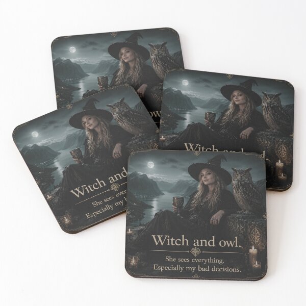 Item preview, Norwegian Witch And Owl Bad Decisions Quote designed and sold by NorwegianWitch.