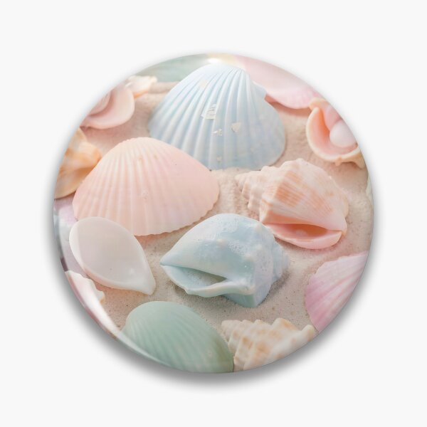 Item preview, Pastel Sea Shells and Starfish Aesthetic designed and sold by Serene Strokes Art.