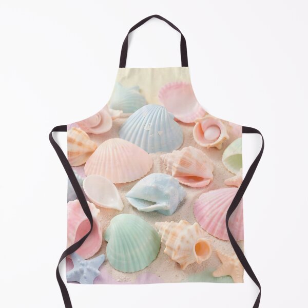 Item preview, Pastel Sea Shells and Starfish Aesthetic designed and sold by Serene Strokes Art.
