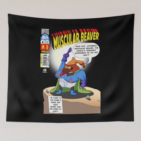 Item preview, Muscular Beaver Comic designed and sold by NyaBecke.