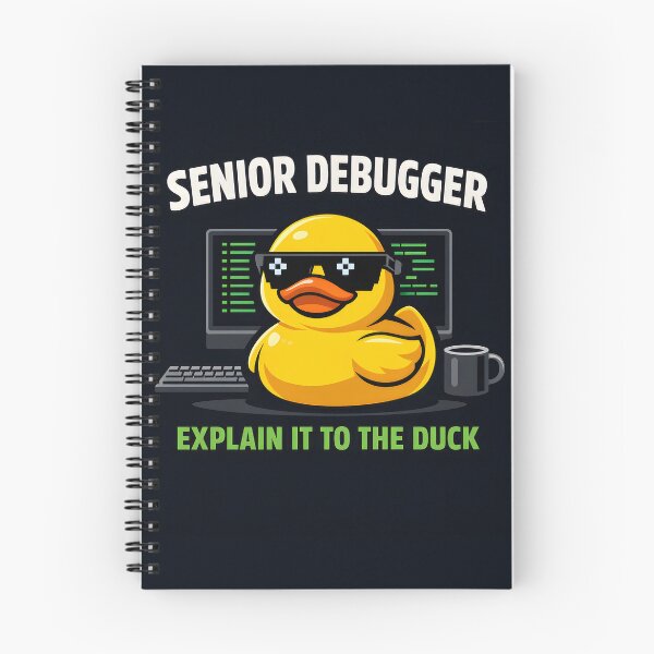 Item preview, Rubber Duck Debugging Funny Programmer Developer Coder designed and sold by ThirdShiftLab.