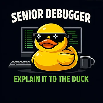 Artwork thumbnail, Rubber Duck Debugging Funny Programmer Developer Coder by ThirdShiftLab