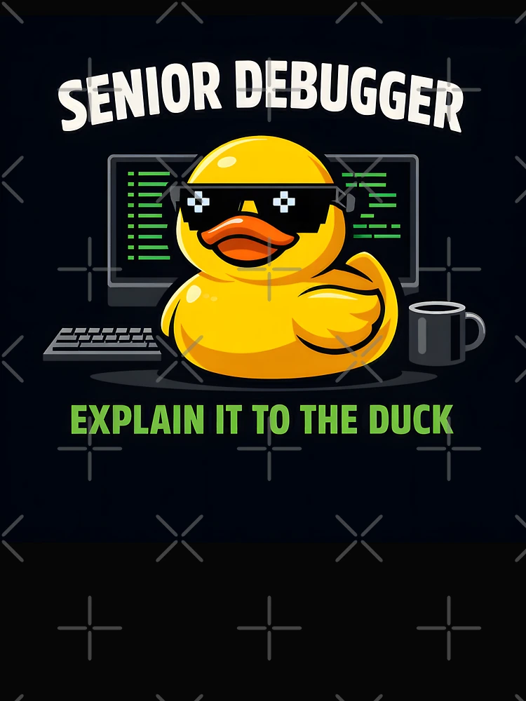 Thumbnail 4 of 4, Boxy T-Shirt, Rubber Duck Debugging Funny Programmer Developer Coder designed and sold by ThirdShiftLab.