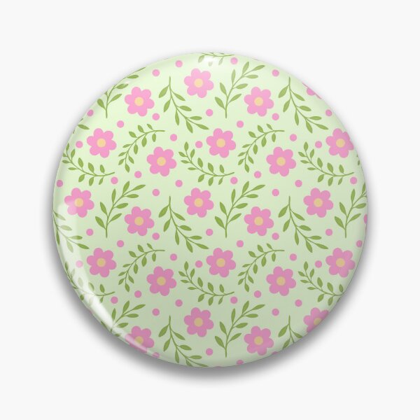 Item preview, Sweet Pink Flowers & Leaves Seamless Pattern designed and sold by SmallDart Creations.