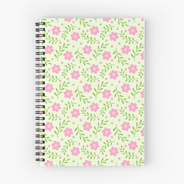 Item preview, Sweet Pink Flowers & Leaves Seamless Pattern designed and sold by SmallDart Creations.