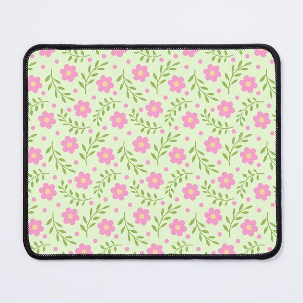 Item preview, Sweet Pink Flowers & Leaves Seamless Pattern designed and sold by SmallDart Creations.