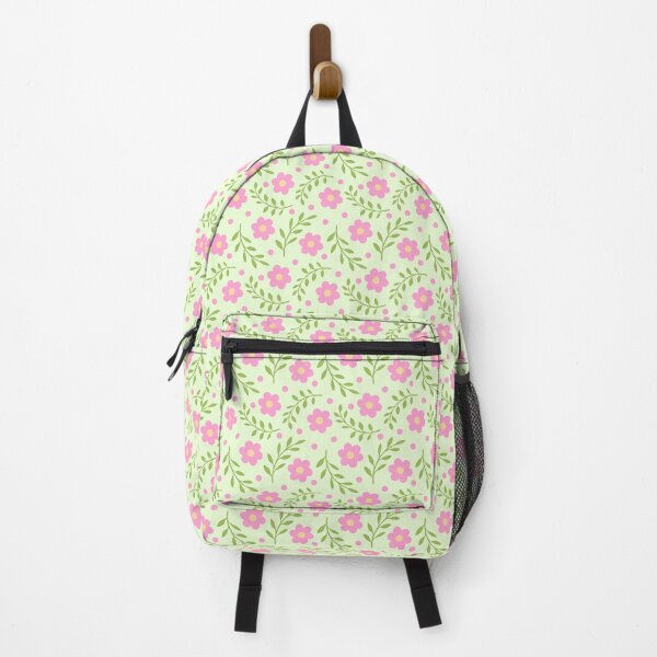 Item preview, Sweet Pink Flowers & Leaves Seamless Pattern designed and sold by SmallDart Creations.