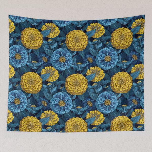 Item preview, Elegant Zinnia Texture - Botanical Garden Pattern - Mothers Day Ideas designed and sold by RoyalStarsPatts.