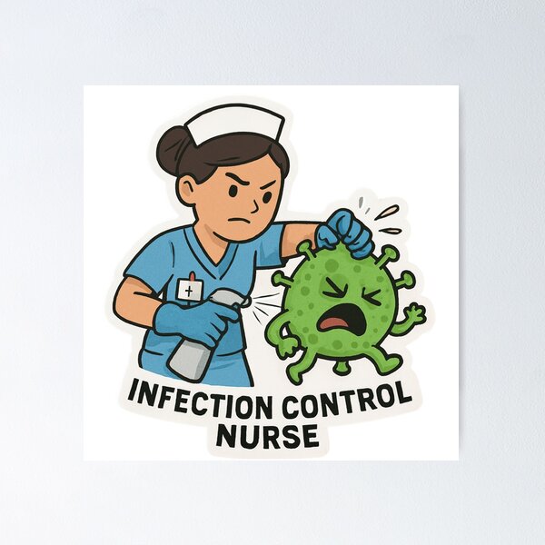 Item preview, Infection Control Nurse, Healthcare Worker Hero Design designed and sold by TeeCraftTeeCo.