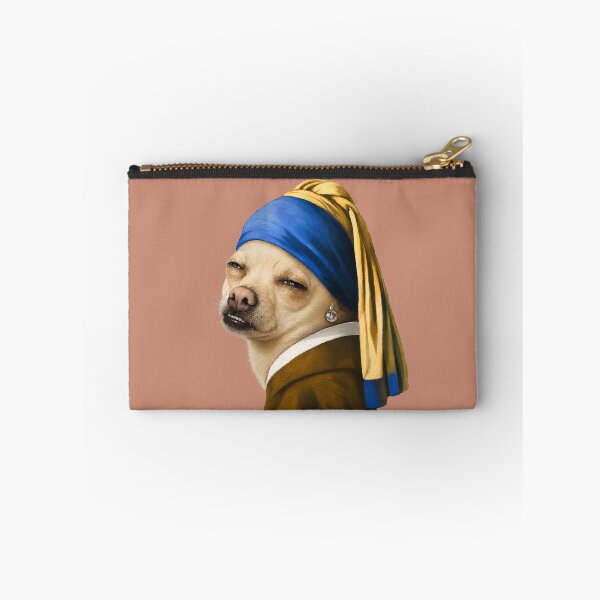 Item preview, Who, Me? Chihuahua with a Pearl Earring designed and sold by AtlasMuseum.