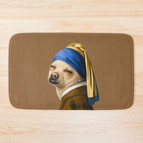Item preview, Who, Me? Chihuahua with a Pearl Earring designed and sold by AtlasMuseum.