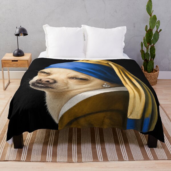 Item preview, Who, Me? Chihuahua with a Pearl Earring designed and sold by AtlasMuseum.