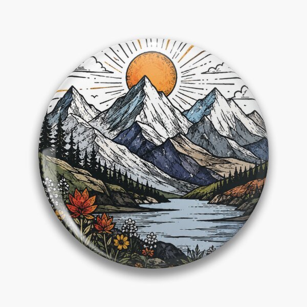 Item preview, Sunrise over the Mountains designed and sold by Mountainman420.