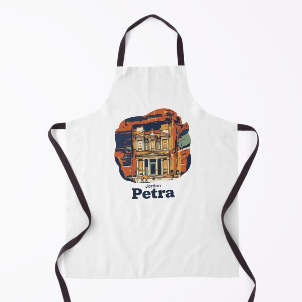 Item preview, Petra Treasury Temple Bold Retro Graphic Travel Art designed and sold by Inkworksbyshery.