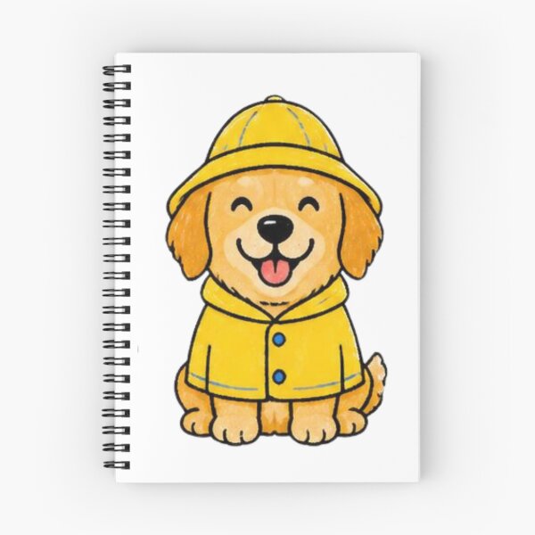 Item preview, Cute Raincoat Golden Retriever designed and sold by evavv-studio.