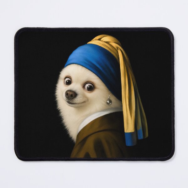 Item preview, Girl with a Pearl Earring Pomeranian designed and sold by AtlasMuseum.
