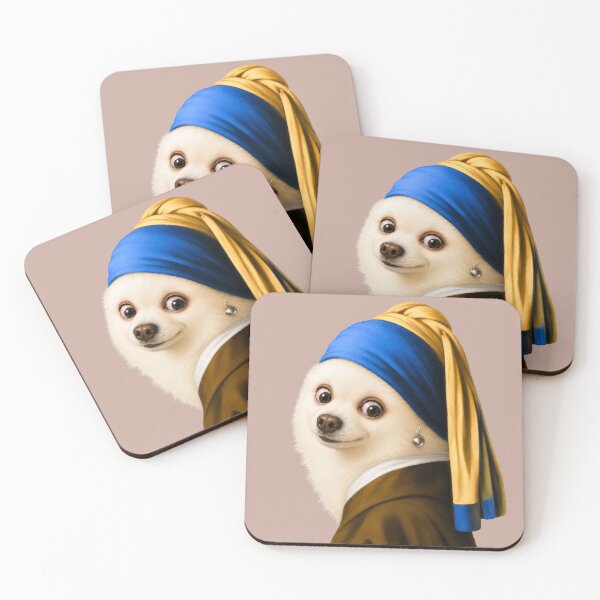 Item preview, Girl with a Pearl Earring Pomeranian designed and sold by AtlasMuseum.