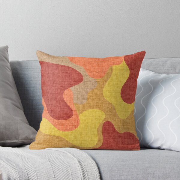 Item preview, Retro Warm Camouflage Abstract Seamless Pattern  designed and sold by SbRandomLab.