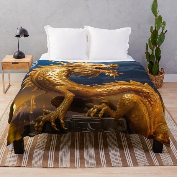 Item preview, Majestic Golden Dragon designed and sold by GraffiTimi.