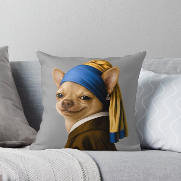 Item preview, Smirking Chihuahua with a Pearl Earring designed and sold by AtlasMuseum.