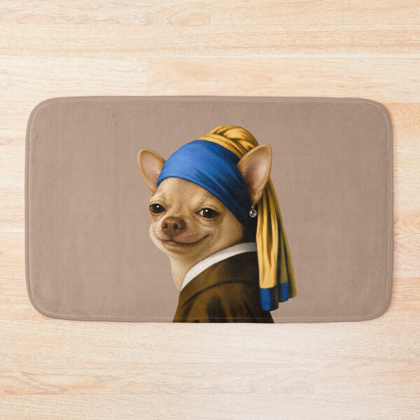 Item preview, Smirking Chihuahua with a Pearl Earring designed and sold by AtlasMuseum.