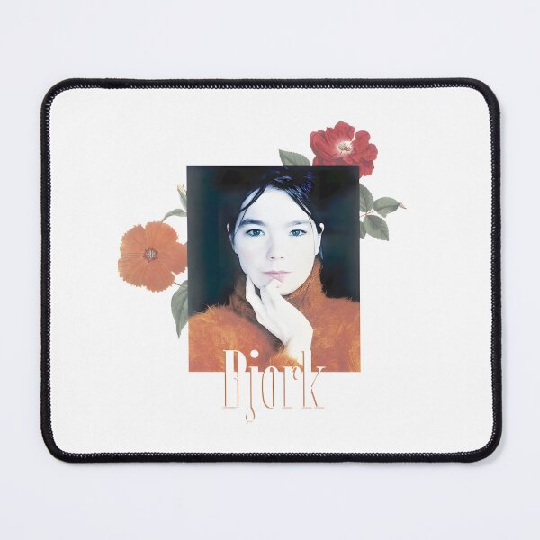 Item preview, Bjork Floral Portrait designed and sold by ChristelCondie1.