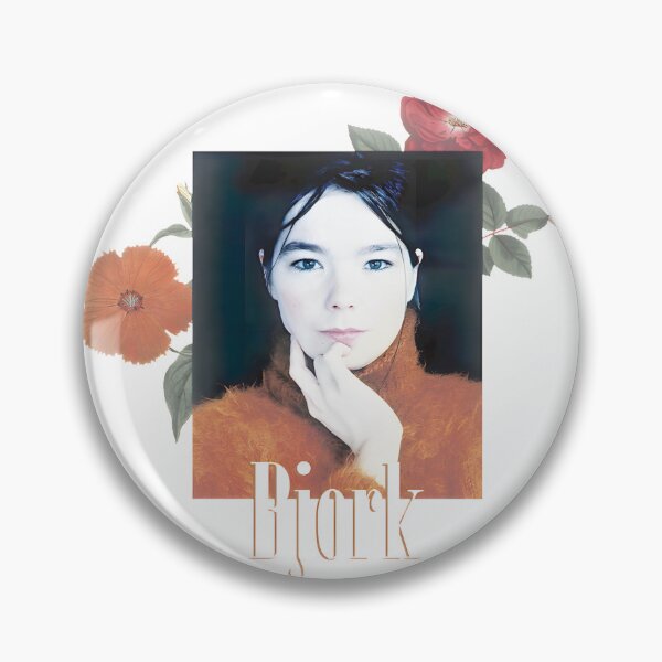 Item preview, Bjork Floral Portrait designed and sold by ChristelCondie1.