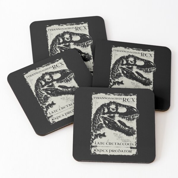 Item preview, Tyrannosaurus Rex Skull - Vintage Linocut Paleontology T-Rex designed and sold by cyareq.