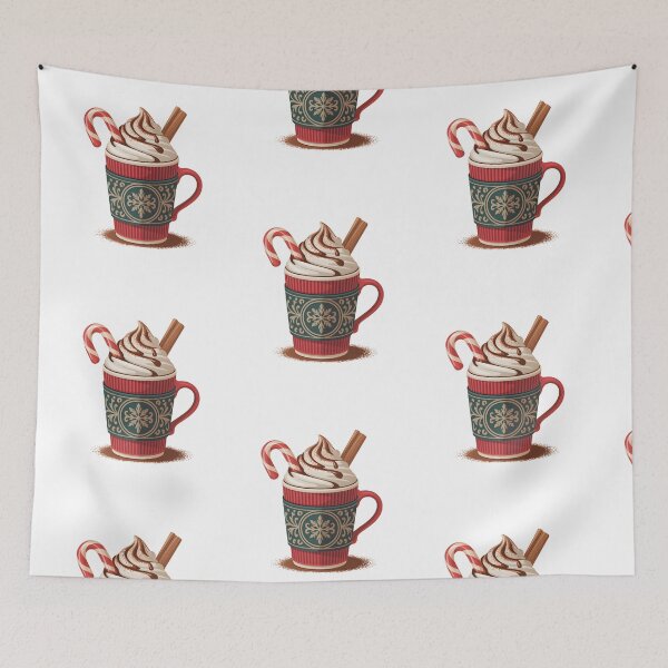 Item preview, Cozy Christmas Hot Cocoa Lover Shirt, Winter Coffee Shop Vibes designed and sold by Raw Tigers.