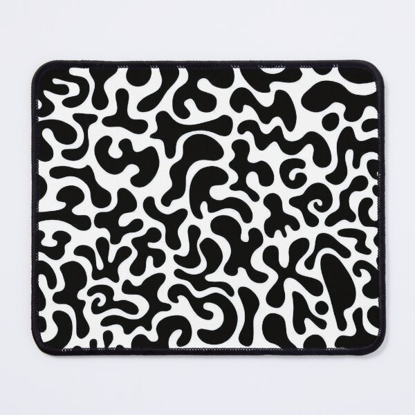 Item preview, Black and White Abstract Blobs - Minimalist Organic Pattern designed and sold by Billy Morfo™.