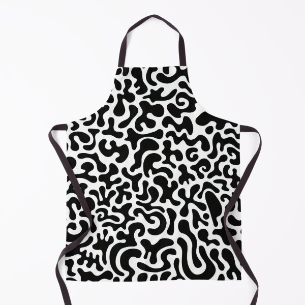 Item preview, Black and White Abstract Blobs - Minimalist Organic Pattern designed and sold by Billy Morfo™.
