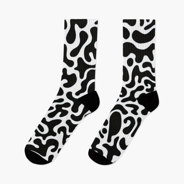 Item preview, Black and White Abstract Blobs - Minimalist Organic Pattern designed and sold by Billy Morfo™.