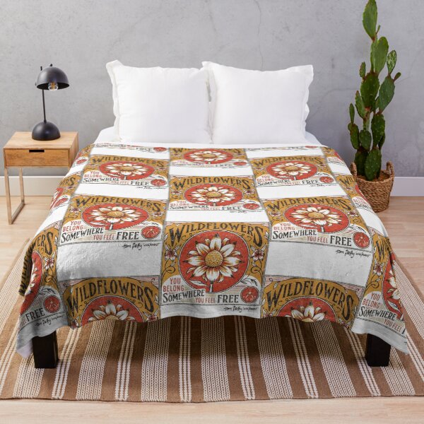 Item preview, Tom Petty Wildflowers Vintage Crest designed and sold by CamarenaBat.