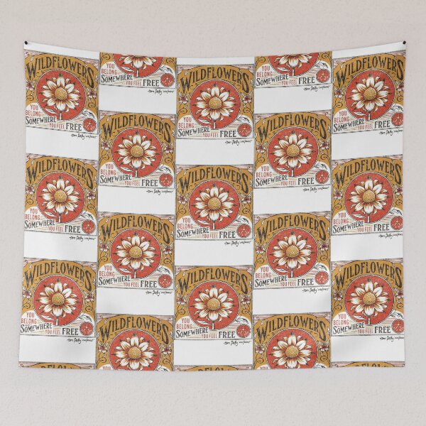 Item preview, Tom Petty Wildflowers Vintage Crest designed and sold by CamarenaBat.