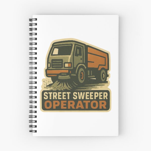 Item preview, Street Sweeper Operator Sticker Design designed and sold by TeeCraftTeeCo.
