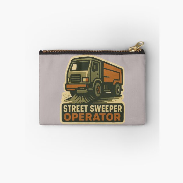 Item preview, Street Sweeper Operator Sticker Design designed and sold by TeeCraftTeeCo.