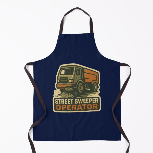 Item preview, Street Sweeper Operator Sticker Design designed and sold by TeeCraftTeeCo.