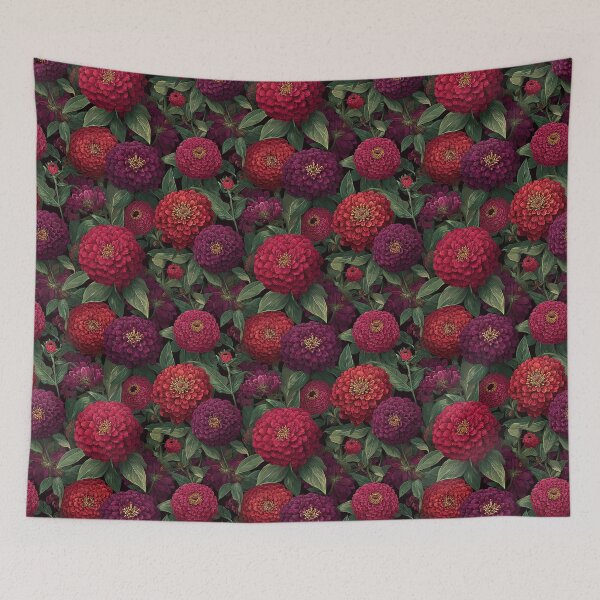 Item preview, Wild Zinnia - Flower Garden Pattern - Personal Gifts designed and sold by RoyalStarsPatts.