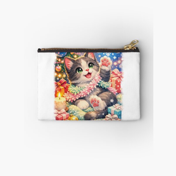 Item preview, Snowflake Play — Festive Cat designed and sold by ANNART1602.