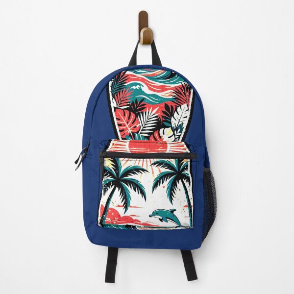 Item preview, Sunset Surfboard | Retro Tropical Beach Design designed and sold by AstronautMerch.
