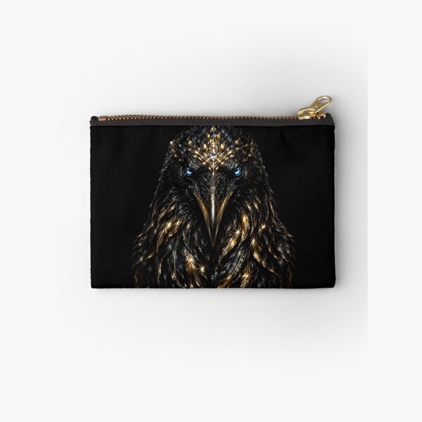 Item preview, Regal Harpy Eagle – Black & Gold Bird of Prey Art designed and sold by TheLumina.