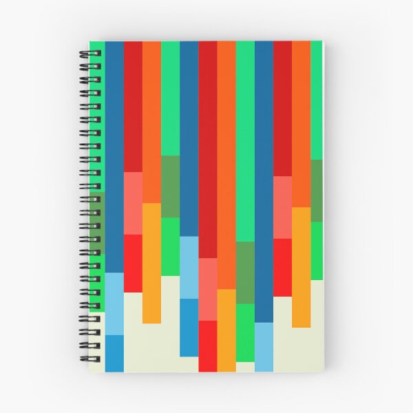 Item preview, Colorful Contemporary Geo Stripe Pattern designed and sold by kierkegaard.