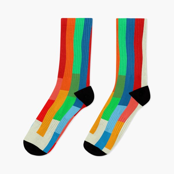 Item preview, Colorful Contemporary Geo Stripe Pattern designed and sold by kierkegaard.