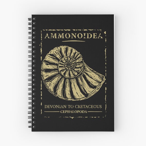 Item preview, Ammonoidea Ammonite Fossil - Vintage Linocut Paleontology designed and sold by cyareq.