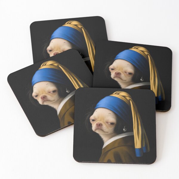 Item preview, Sleepy Dog with a Pearl Earring designed and sold by AtlasMuseum.