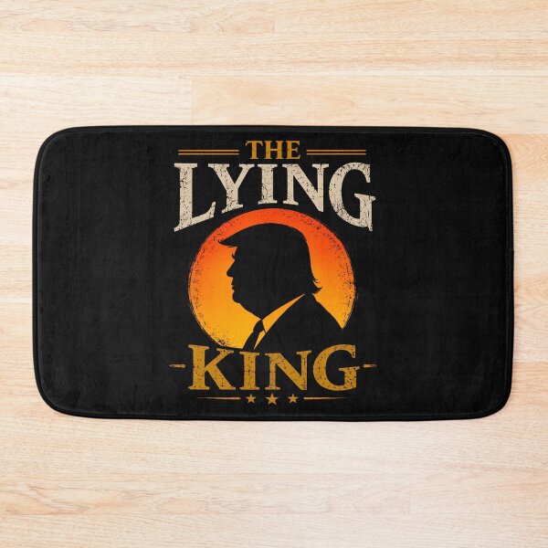 Item preview, The Lying King Political Satire Typography Graphic designed and sold by JamesCrArt.